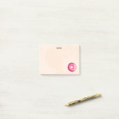 Post-it® Donut With Pink Frosting And Sprinkles (Sur un bureau)
