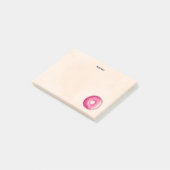 Post-it® Donut With Pink Frosting And Sprinkles (Incliné)