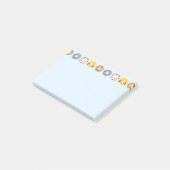 Post-it® Donuts animaux de Kawaii (Incliné)