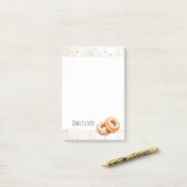 Post-it® Donuts Glacés Délices Sucrés (Sur un bureau)