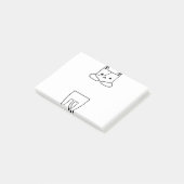 Post-it® Doodle Chat à accrocher Chat Chat 2 (Incliné)