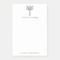 Doodle d'arbre de palmier tropical minimaliste