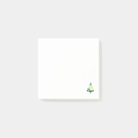 Post-it® Doodle Green Christmas Tree (Devant)