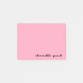 Post-it® Doodle rose (Devant)