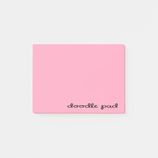 Post-it® Doodle rose (Devant)