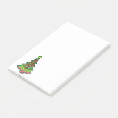 Post-it® Doodle sapin de Noël (Incliné)