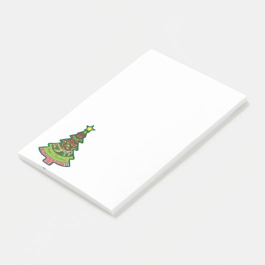 Post-it® Doodle sapin de Noël (Incliné)