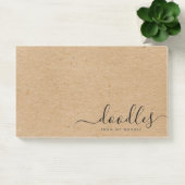Post-it® Doodles amusants de My Noodle Kraft Brown (Bureau)