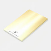 Post-it® Doré moderne Modèle élégant tendance (Incliné)