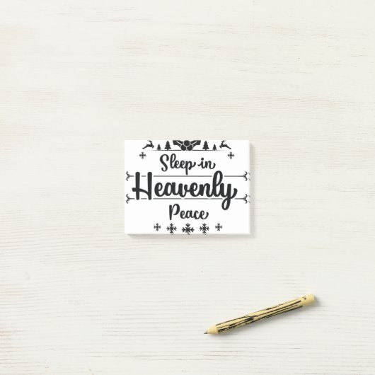 Post-it® Dormir en paix paradisiaque (Sur un bureau)