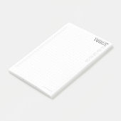Post-it® Dot-Grid Autocollant 10*15 Today Focus EA (Incliné)