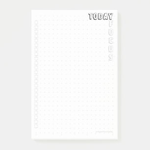 Post-it® Dot-Grid Autocollant 10*15 Today Focus EA