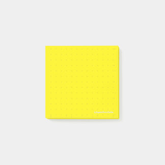 Post-it® Dot-Grid Autocollant 7*7 jaune (EA)