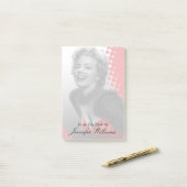 Post-it® Dots rouges Marilyn (Sur un bureau)