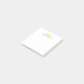 Post-it® Douce Ruban Jaune Bleu Personnalisé (Incliné)