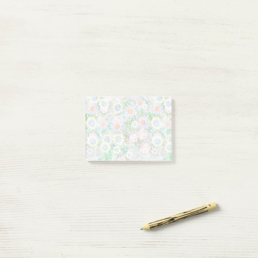 Post-it® Douche à fleurs (Sur un bureau)