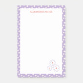Post-it® Doux marguerites blanches motif floral (Devant)