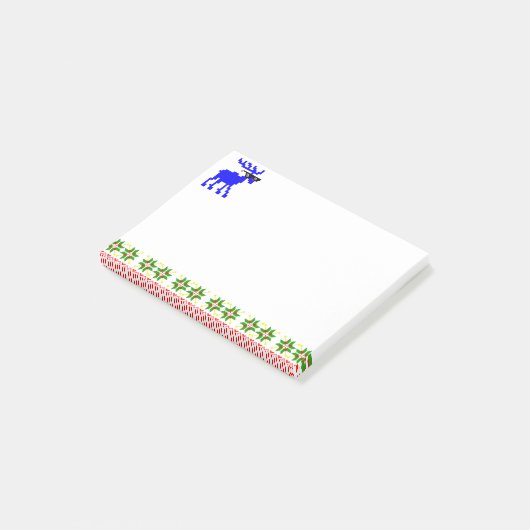 Post-it® Doux moche (Traitez Avec) Reindeer (Incliné)