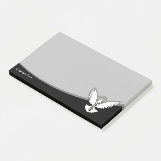 Post-it® Dove avec clé (Incliné)