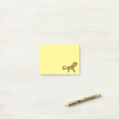 Post-it® Dragon à tête (Sur un bureau)