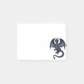 Post-it® dragon bleu (Devant)