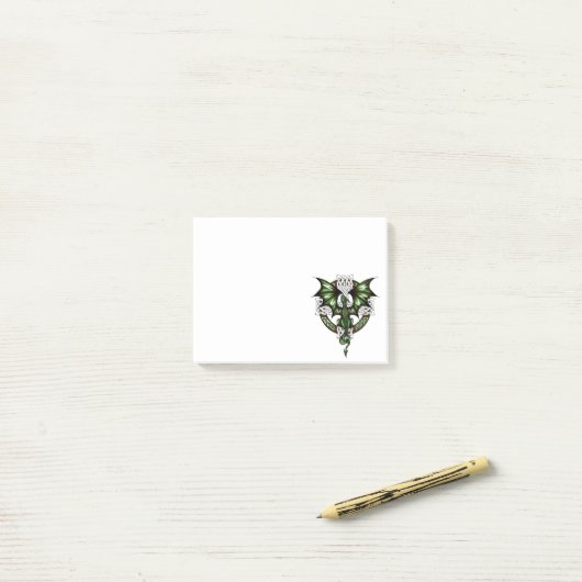 Post-it® Dragon celtique (Sur un bureau)