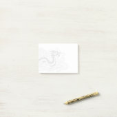 Post-it® Dragon chinois (Sur un bureau)