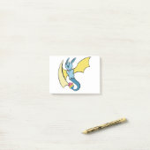 Post-it® Dragon de chauve-souris à prière (Sur un bureau)