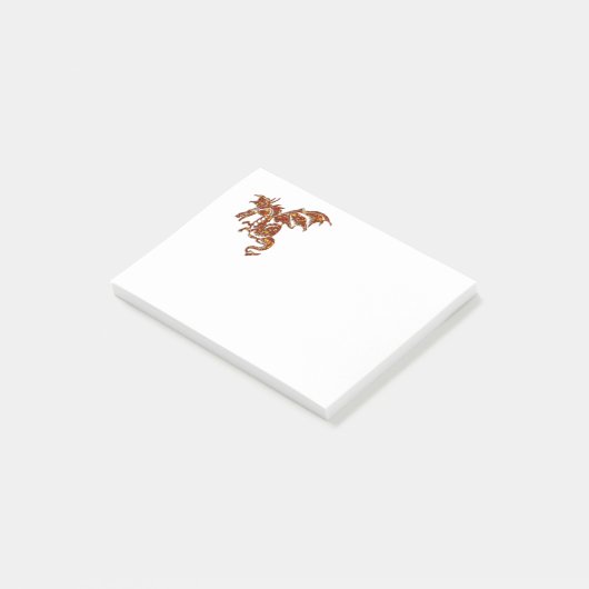 Post-it® Dragon flamboyant (Incliné)