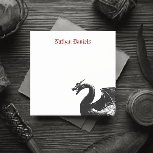 Post-it® Dragon mythique Personnalisé