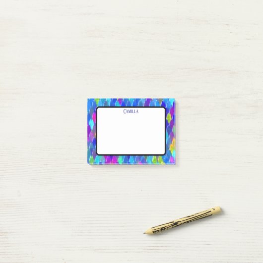 Post-it® Dragon Scales (Sur un bureau)