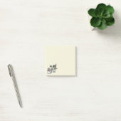 Post-it® Dragon vert tigre blanc (Bureau)