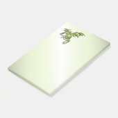 Post-it® Dragon volant vert (Incliné)