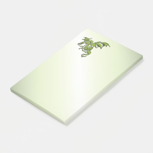 Post-it® Dragon volant vert (Incliné)