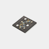 Post-it® Dragonflies de Steampunk sur arrière - plan rayé b (Incliné)