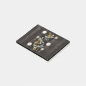 Post-it® Dragonflies de Steampunk sur arrière - plan rayé b (Incliné)