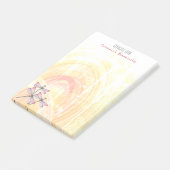 Post-it® Dragonflies sur Pastel Color Abstrait Custom (Incliné)