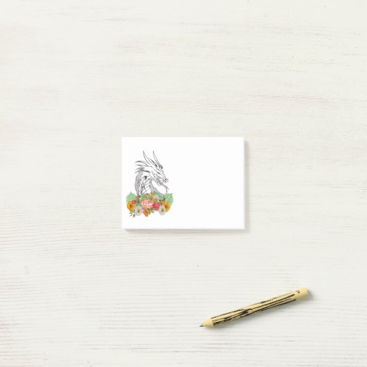 Post-it® Dragons (Sur un bureau)