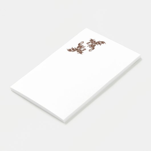 Post-it® Dragons verts (Incliné)