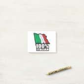 Post-it® Drapeau 100% Italien—Agitation (Sur un bureau)