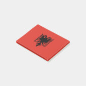 Post-it® Drapeau albanais (Incliné)