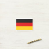 Post-it® Drapeau Allemagne (Sur un bureau)