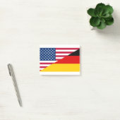 Post-it® Drapeau allemand American Pride US Allemagne (Bureau)
