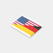 Post-it® Drapeau allemand American Pride US Allemagne (Incliné)