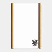 Post-it® Drapeau allemand de rayures (Devant)