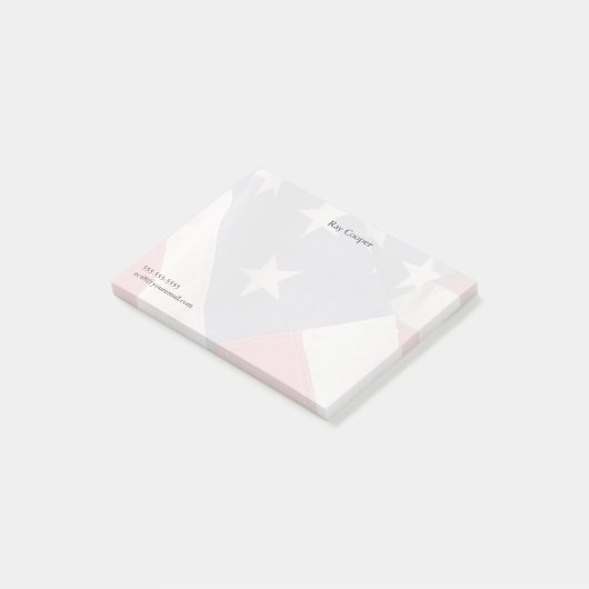 Post-it® Drapeau américain (Incliné)