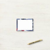 Post-it® Drapeau américain (Sur un bureau)