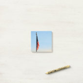 Post-it® Drapeau américain à l'aube (Sur un bureau)