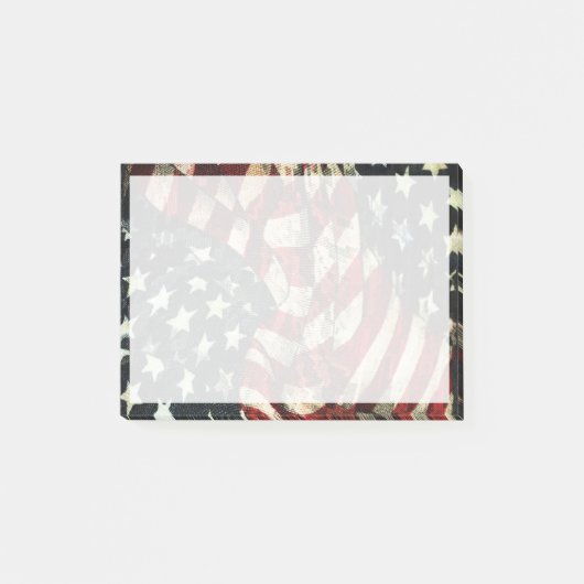 Post-it® Drapeau américain-Camouflage (Devant)
