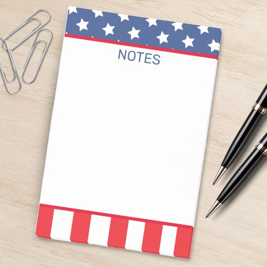 Post-it® Drapeau américain Patriotic Stars & Stripes